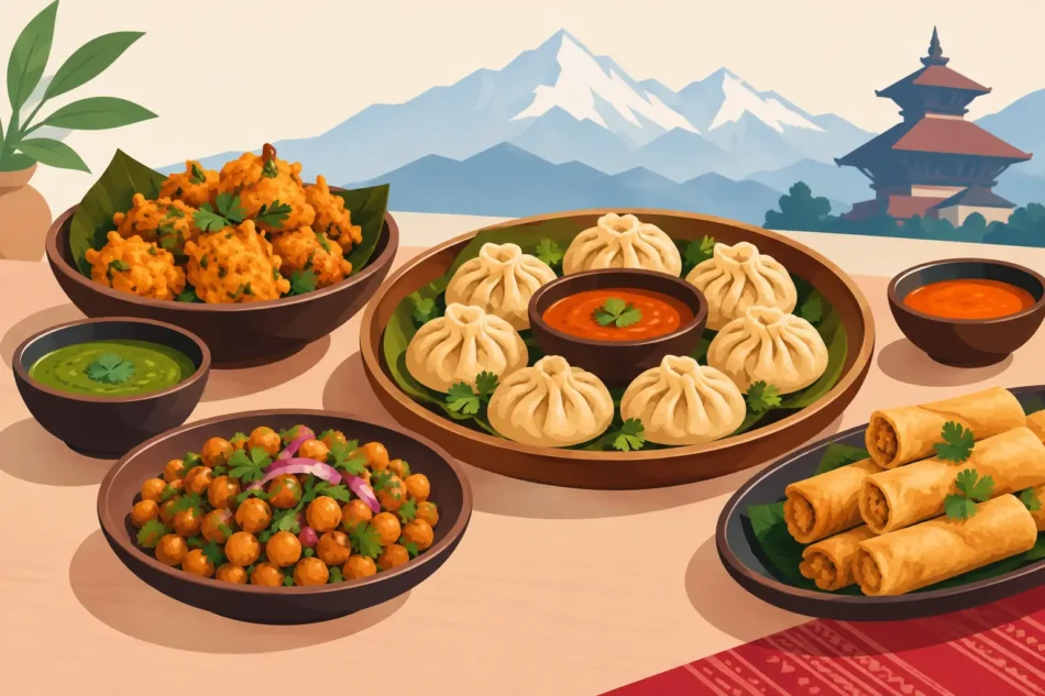 Parhaat nepalilaiset alkupalat jaettavaksi
